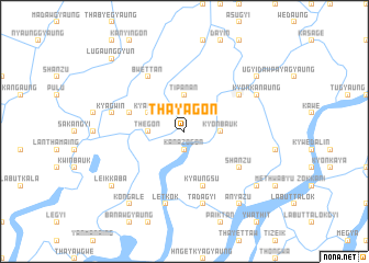 map of Thayagon