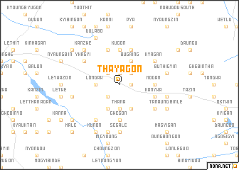 map of Thayagon