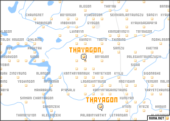 map of Thayagon