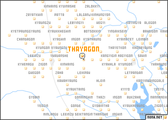 map of Thayagon