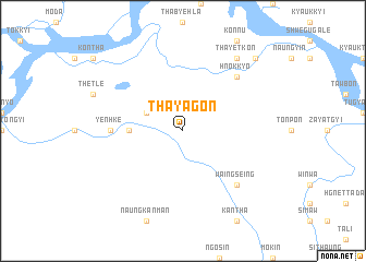 map of Thayagon