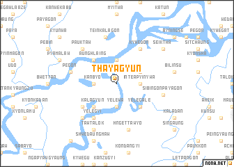 map of Thayagyun