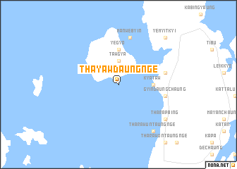 map of Thayawdaungnge