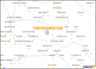 map of Thayedo-aukywa