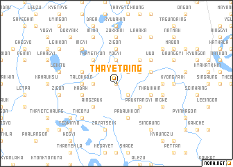 map of Thayet-aing