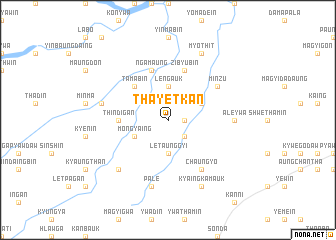 map of Thayetkan