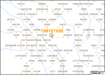 map of Thayetkan