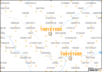 map of Thayetkan