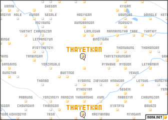 map of Thayetkan