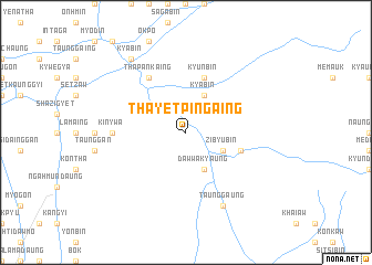 map of Tha-yet-pin-gaing