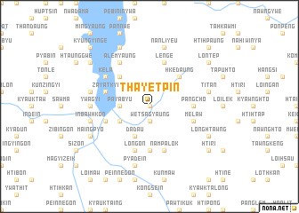 map of Thayetpin