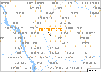 map of Thayettoyo