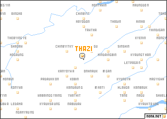 map of Thazi