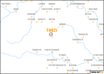 map of Thazi