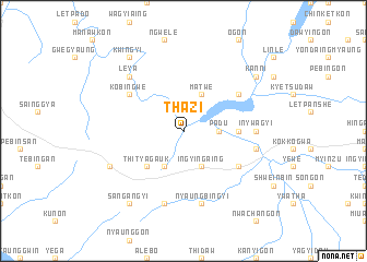 map of Thazi