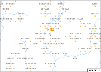 map of Thazi