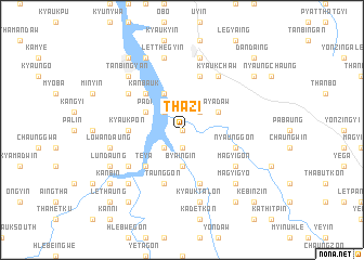 map of Thazi