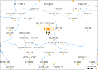 map of Thazi