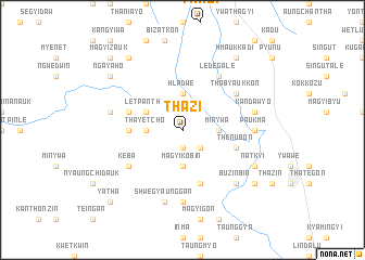 map of Thazi