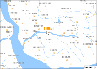 map of Thazi