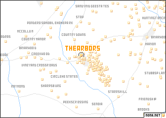 map of The Arbors
