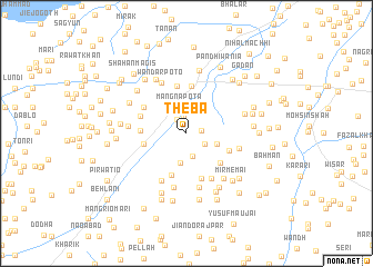 map of Theba