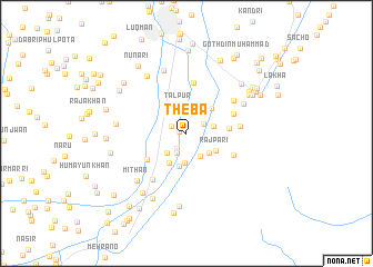 map of Theba