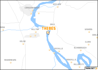 map of Thebes