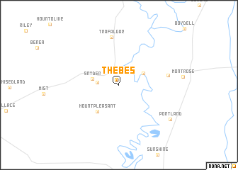 map of Thebes