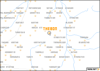 map of Thebon