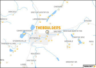 map of The Boulders