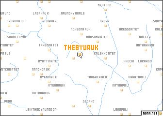 map of Thebyu Auk