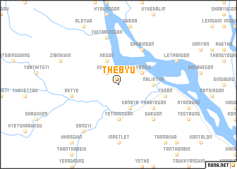 map of Thebyu