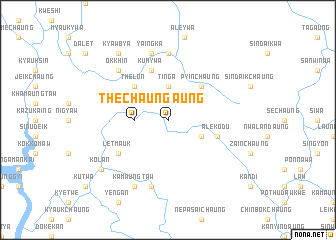 map of Thēchaung