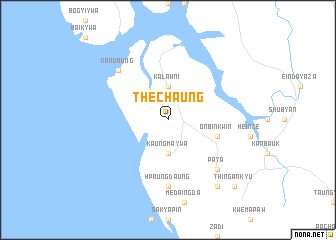 map of Thechaung