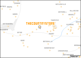 map of The Country Store