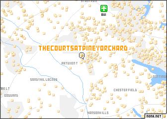 map of The Courts At Piney Orchard