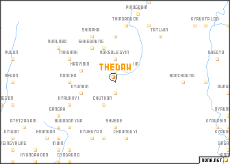 map of Thedaw