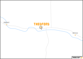 map of Thedford