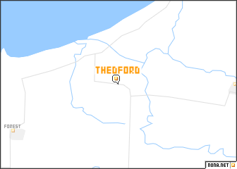 map of Thedford