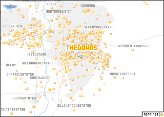 map of The Downs