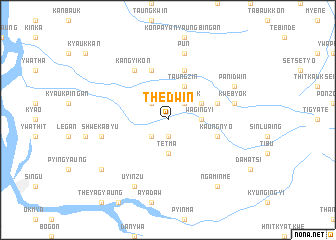 map of Thedwin