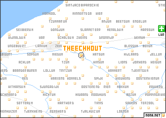 map of ʼt Heechhout