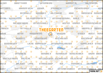 map of Theegarten