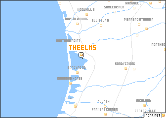 map of The Elms