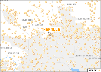 map of The Falls