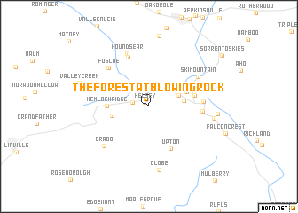 map of The Forest at Blowing Rock