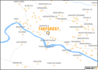 map of The Forest