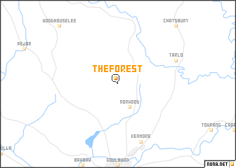 map of The Forest