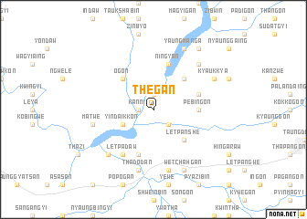 map of Thegan